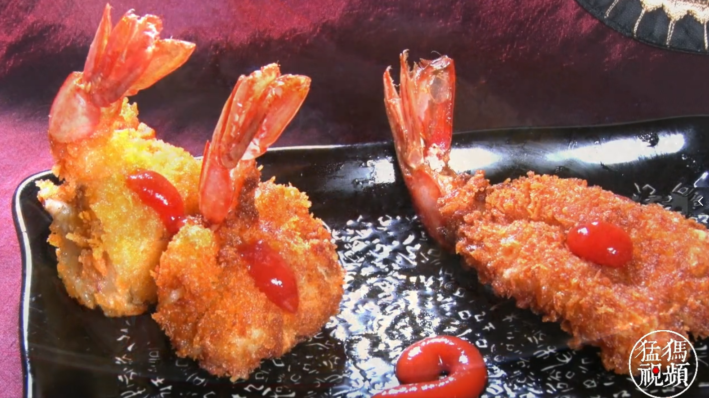 深夜放毒!这么大的炸虾球吃1个就饱了 真实在