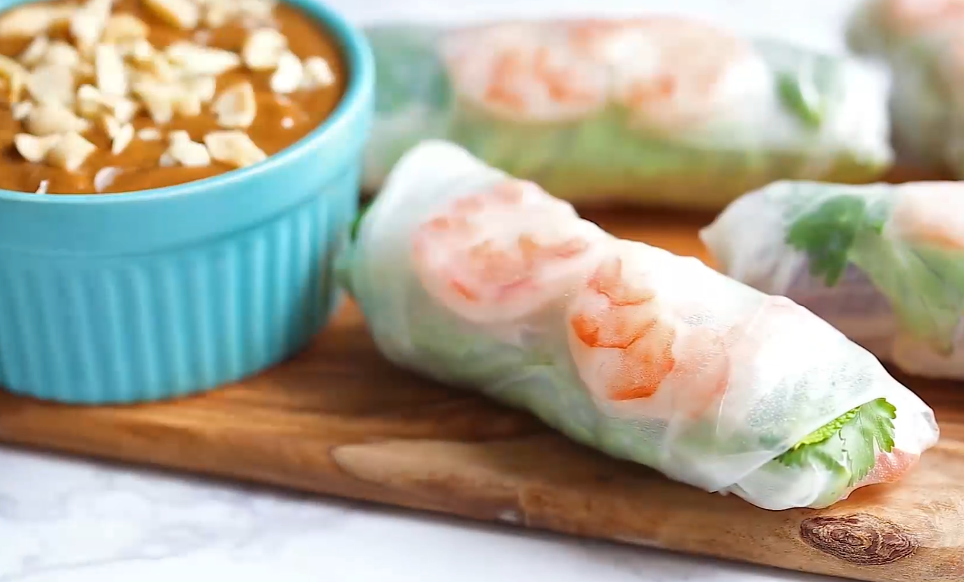 好看又好吃的春卷,做法简单,吃起来特香