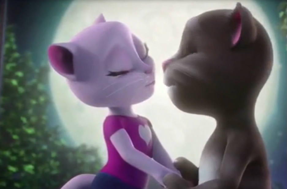 动画:汤姆猫简直帅呆了,来个英雄救美的桥段,抱得美猫归!