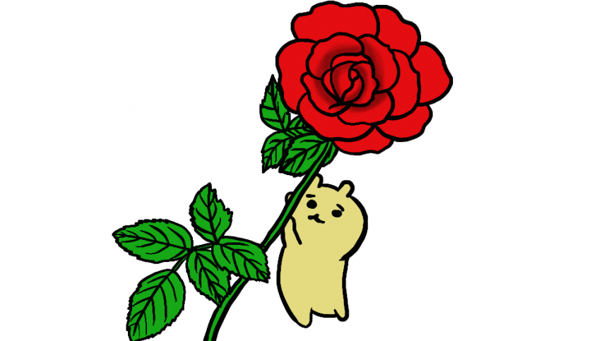 简笔画玫瑰花视频,大人孩子都可以学的画画教程,花朵这样画简单