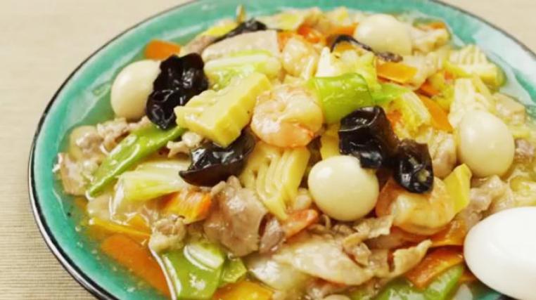 江浙名菜八宝菜这样做,超级美味又好看,下饭下酒也是极好的!