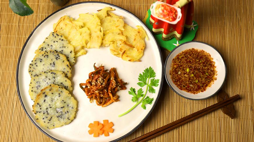 宝宝超喜爱的营养美味的韩式土豆饼,2元钱就能搞定一盘哦!