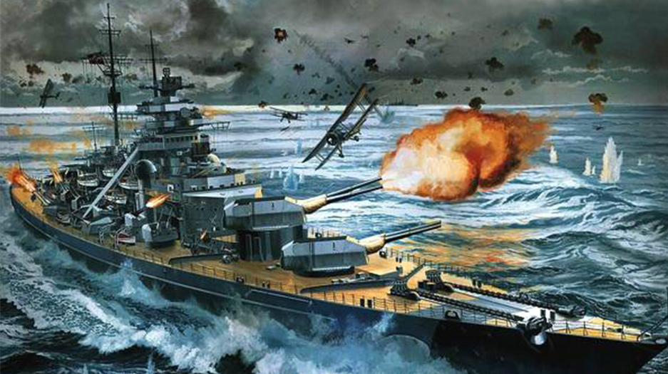 二战老式轰炸机击沉“俾斯麦”号战舰 剑鱼式鱼雷轰炸机的传奇