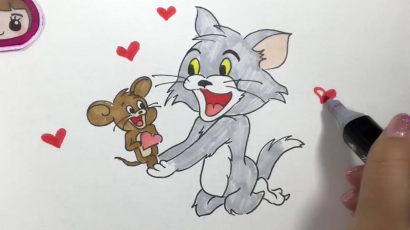 可乐姐姐学画画-猫和老鼠有你才快乐