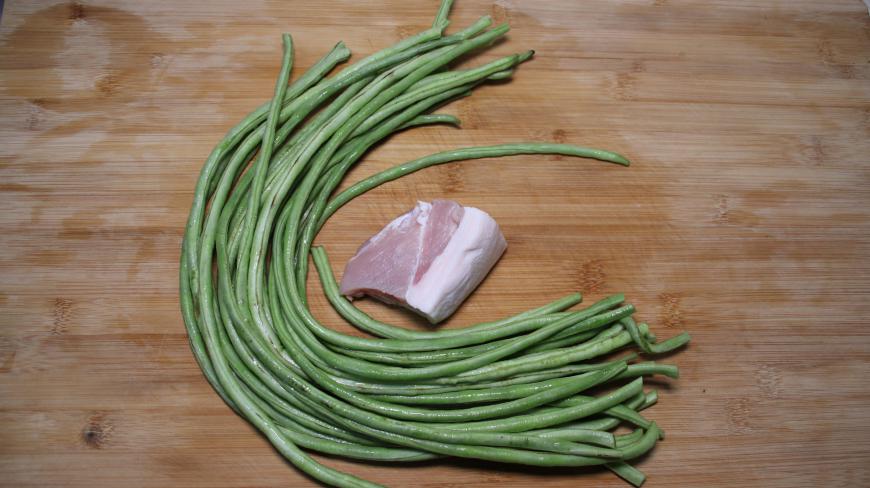 1把豆角,3两肉,教你豆角好吃又下饭的做法,一顿多吃两碗饭