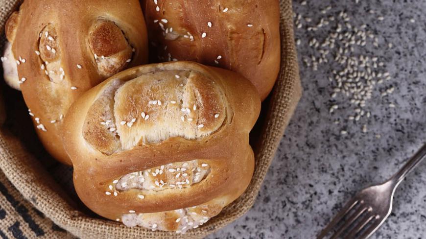 3分钟教你做香芋面包,香味久久不散哦