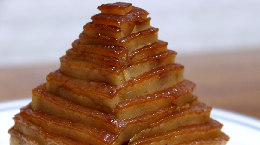 一块五花肉,一把梅干菜,教你做好看又好吃的宝塔肉,肥而不腻