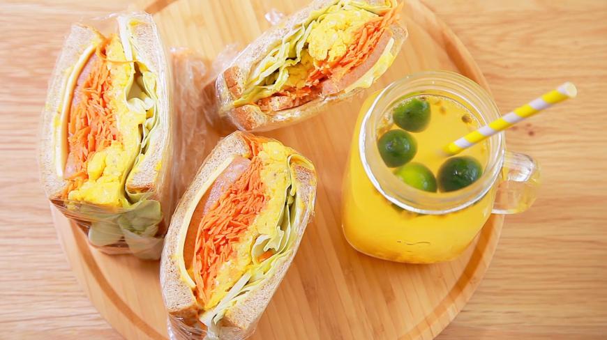 火遍全球的沼夫三明治,只需三步,早餐轻松搞定