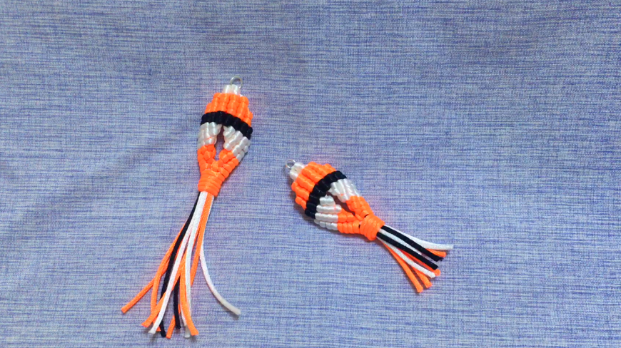 几分钟教你学会流苏鱼的编法,可以用来做各种挂饰,手工编绳教程