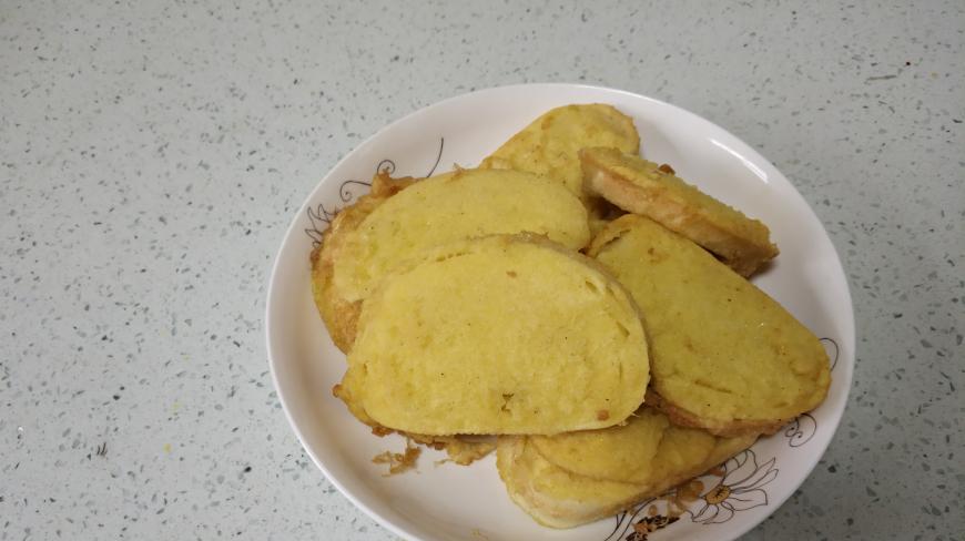 软炸馒头片,做法简单,外焦里嫩