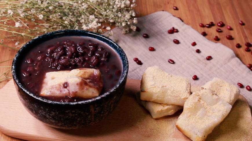 用红豆和年糕,就能做出这道日式家庭甜品,你一定喜欢!