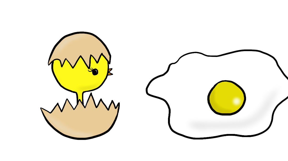 2笔画出鸡蛋,8笔画出刚出生的小鸡,不会画画的3岁孩子都能学会