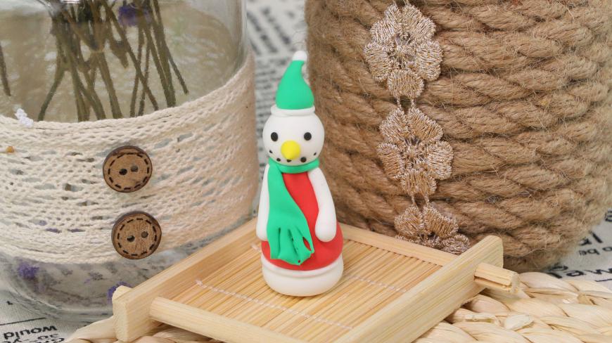 「丸子亲子课堂」粘土雪人