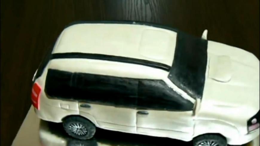 创意生日蛋糕创作过程分享,SUV汽车蛋糕制作方法