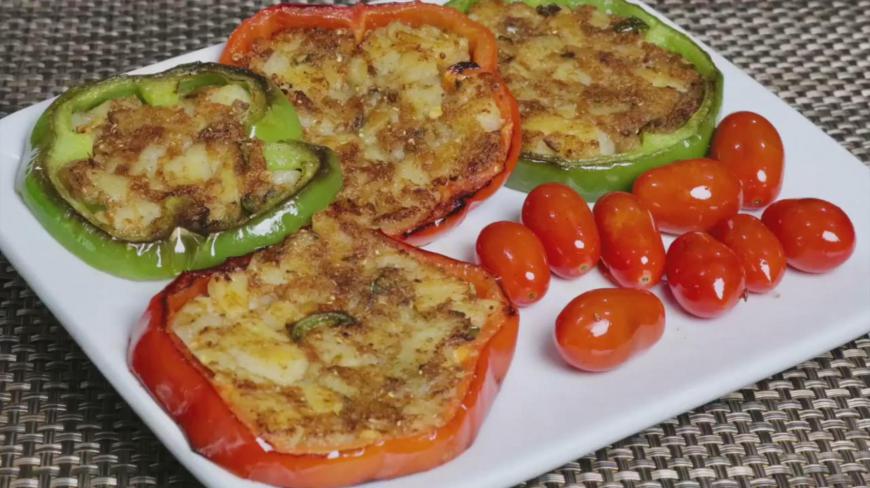 原来甜椒鸡蛋还能这样做,不仅好看还非常好吃,做法特别简单