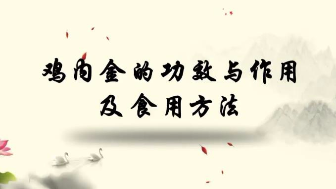 鸡内金有什么功效,应该怎么食用?