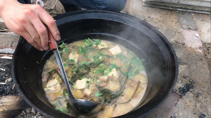 河北常吃的大锅菜,这种做法才是最正宗的,一口气吃一大盘子!