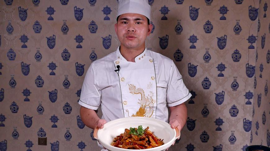 楚菜大厨教你做“姜辣蛇”,香辣可口,重口味美食,挑战你的味蕾