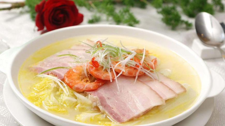 咸肉蒸娃娃菜,方便快捷,好吃不贵,一道下饭的好菜!