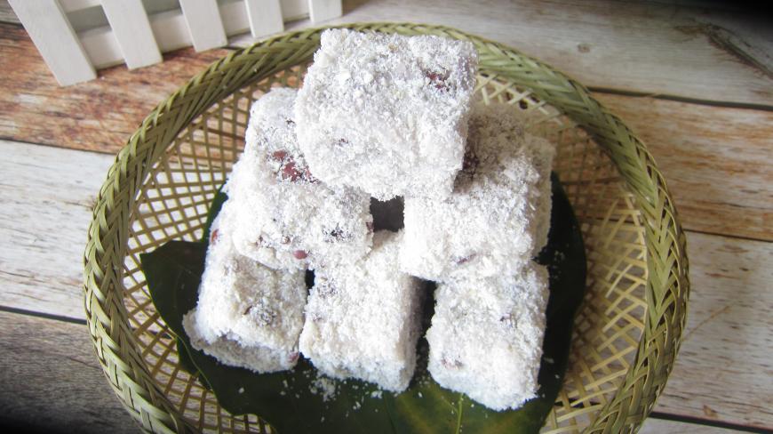 美味的香芋红豆糕,简单零失败,学会这个做法,大人小孩都爱吃