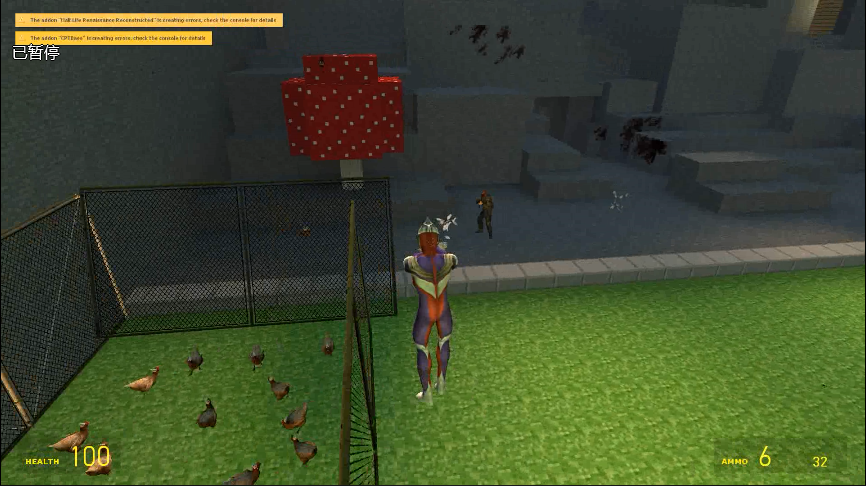 GMOD游戏:奥特曼去找鸡兄弟买鸡,不卖还打人?