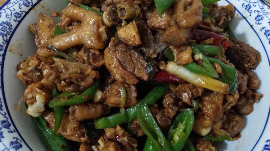 农家特色炒鸡 史上最详细的制作过程 简单易学 味道爽口