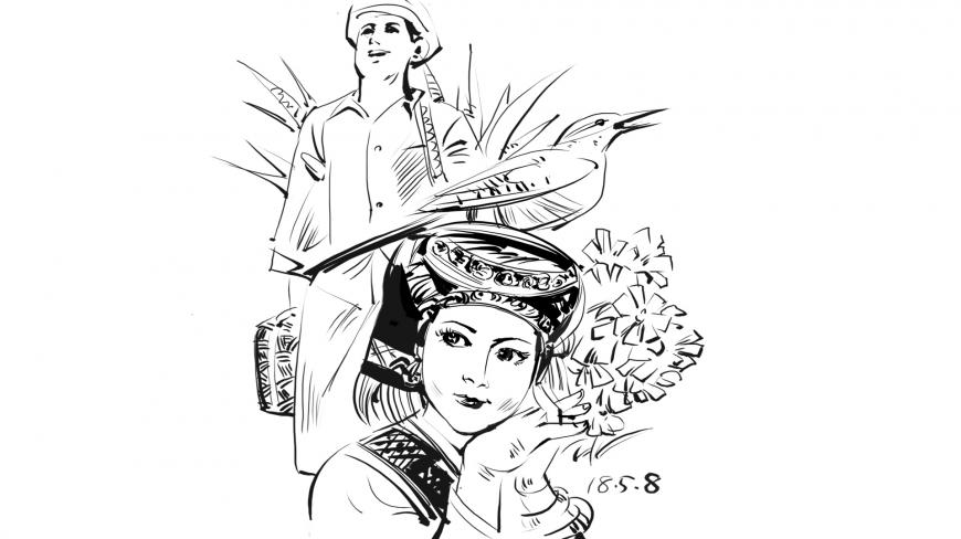 传统连环画优美的线条如何画?绘画过程分享
