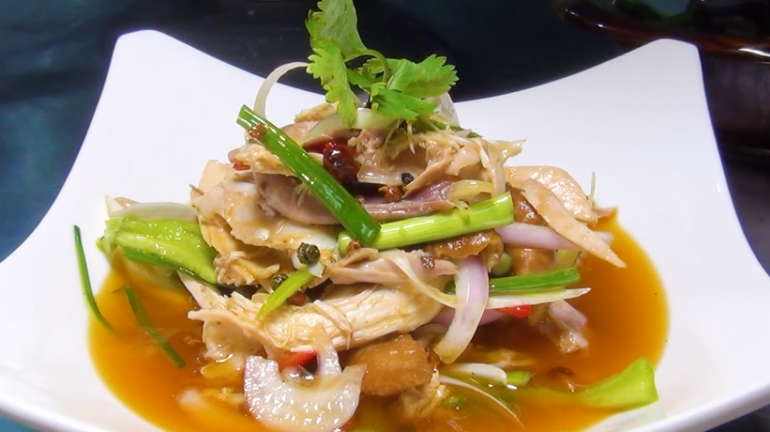 椒麻鸡的制作配方,大厨教你怎么制作椒麻鸡