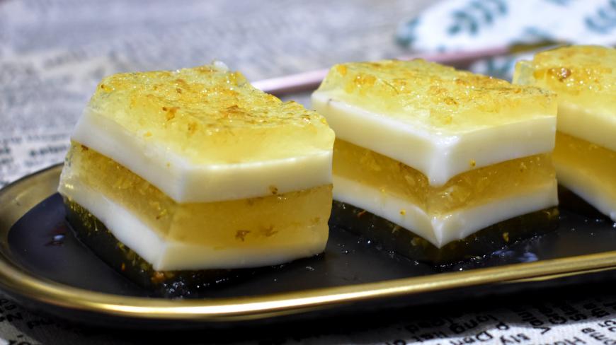 这么好看的桂花糕,原来做法如此简单,真叫人不忍心下口