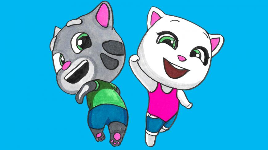 绘本故事 会说话的汤姆猫和可爱的安吉拉