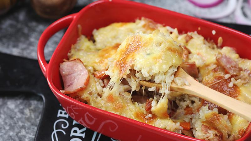 懒人的奢华配置:芝士焗饭,香浓又拉丝果然赞