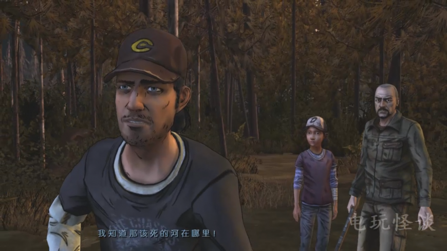 《行尸走肉2》第四集,和皮特老头去钓鱼,皮特的腿被咬了