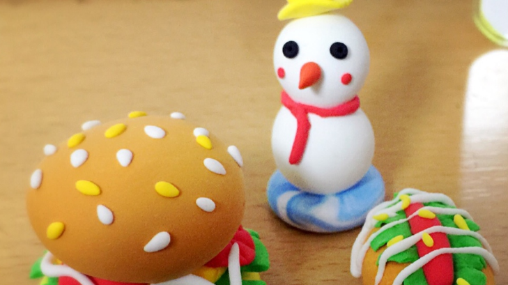 幼儿创意手工DIY,制作美味的汉堡包!