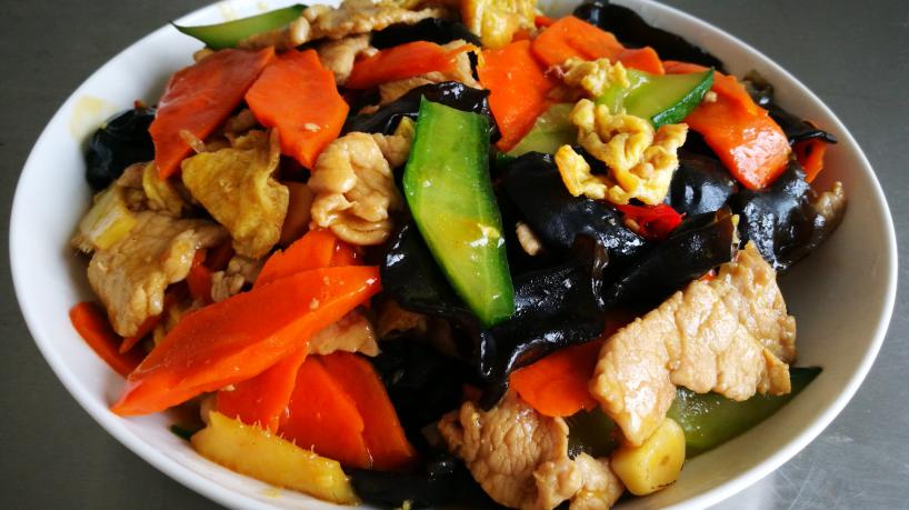 木须肉的家常做法,荤素搭配,好吃又营养,老人孩子都喜欢!