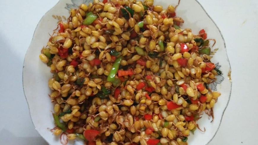 家常菜爆炒黄豆芽 简单小炒素炒黄豆芽