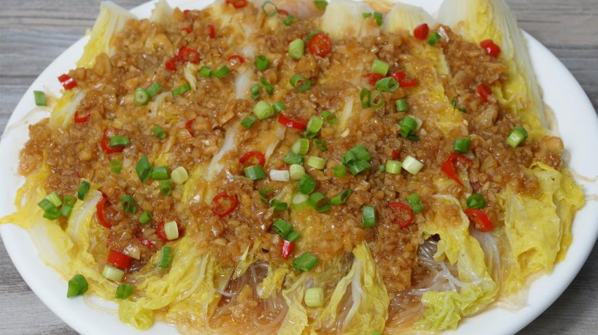 娃娃菜做出了海鲜的味道,香味扑鼻简单易做!