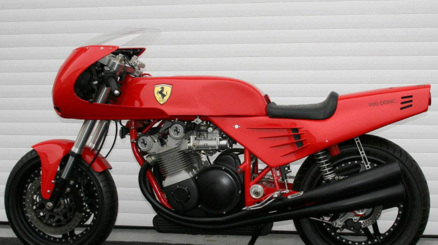 全球仅一辆法拉利摩托车,4个排气管,当时75万现在得涨到多少?