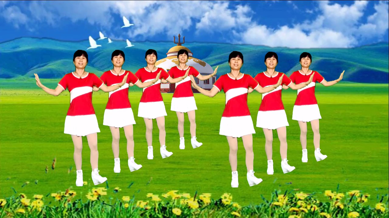 广场舞《绿旋风》节奏欢快动感,好听又好看附分