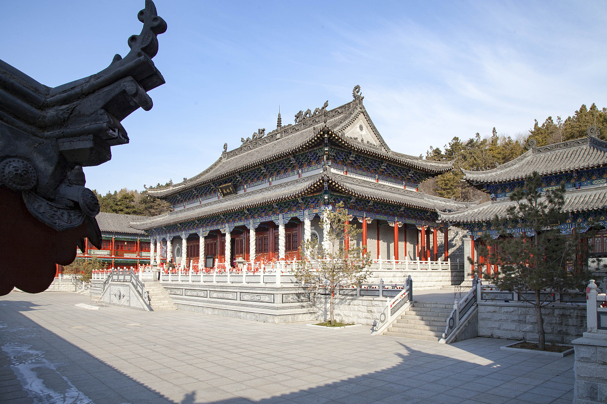 ***_***2016年11月3日,吉林省吉林市,玄天岭文化公园玄帝观初冬风光.