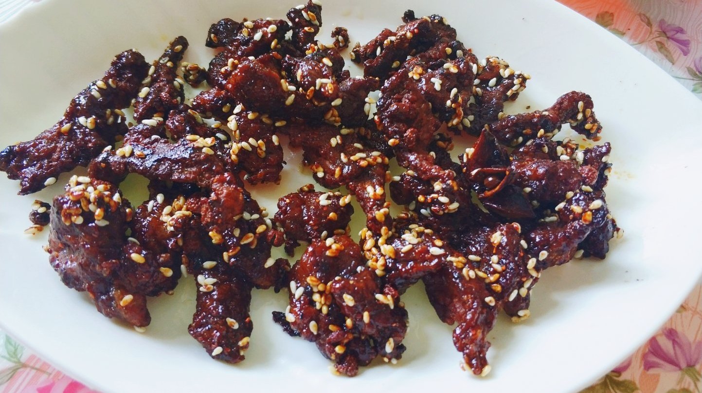 自制椒盐糖醋小煎肉
