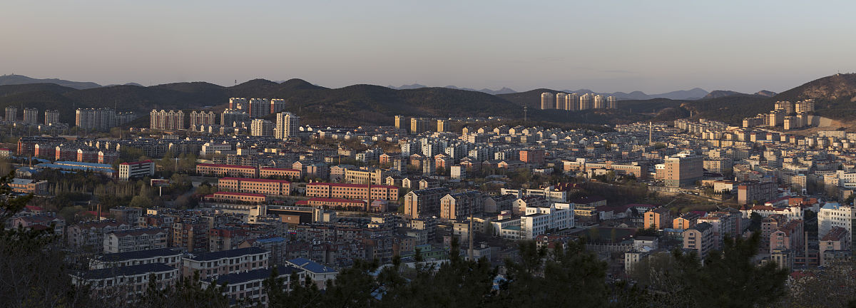 2019年4月21日,辽宁省大连市旅顺口区风光.(拼接图)