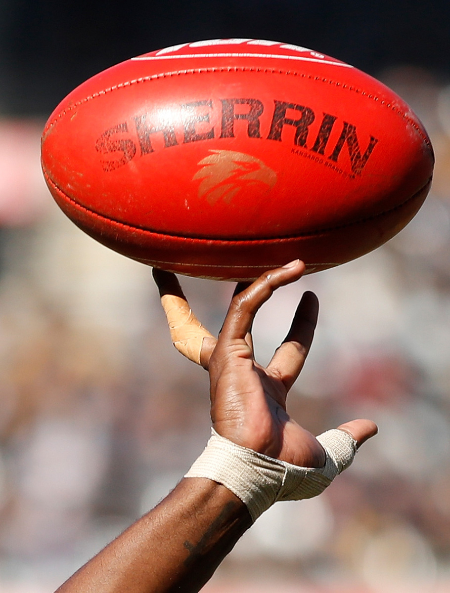 melbourne, australia - july 15: a ball is seen during the warm u