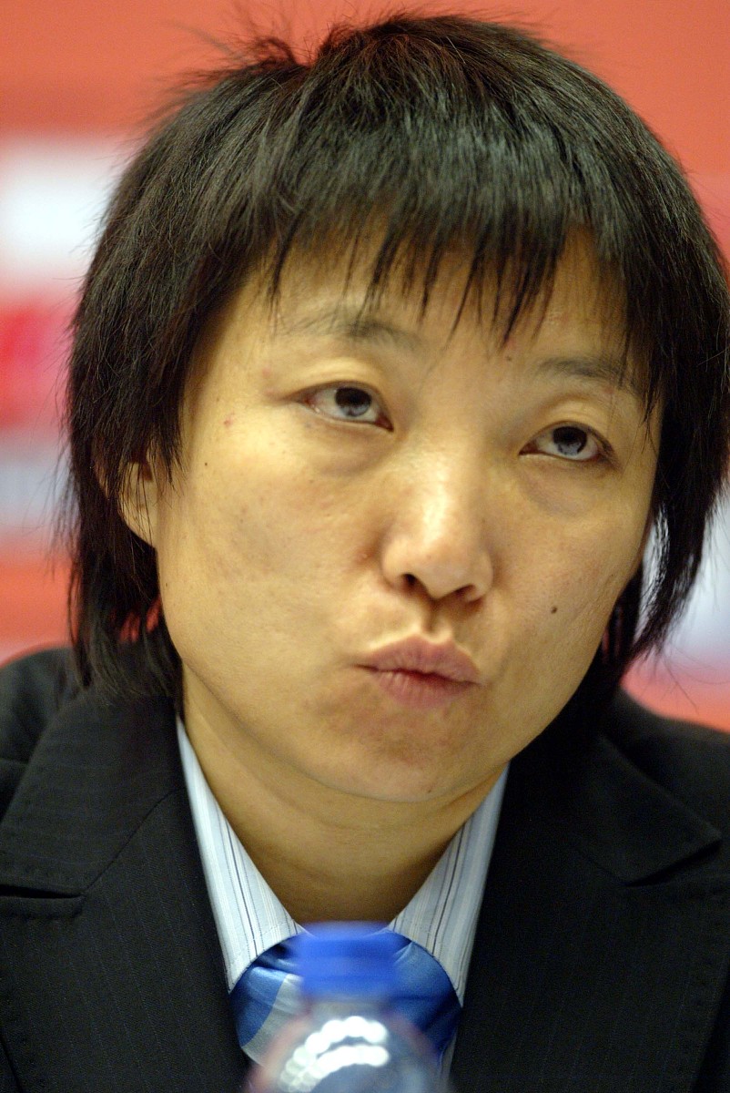 2007年4月22日,武汉,2007年女足世界杯官方网站落户腾讯qq.孙雯+++_++