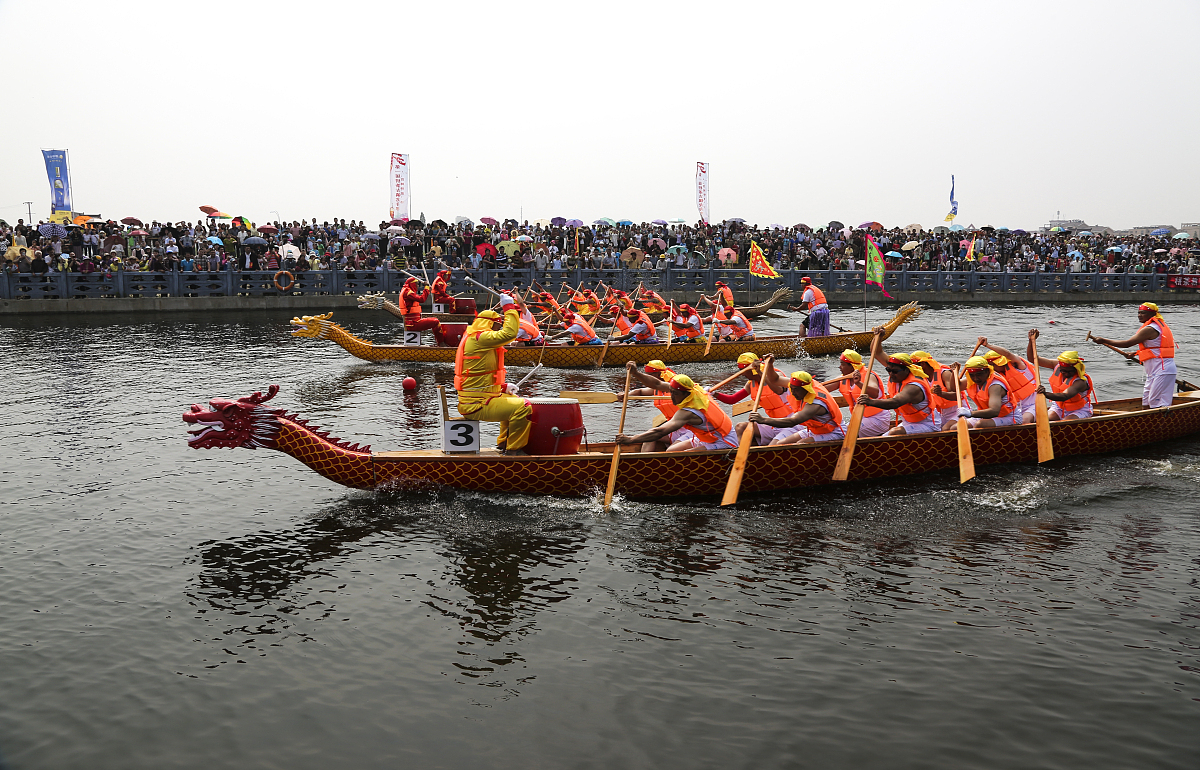 学生组织参观龙舟赛活动流程包括为龙舟队加油、发粽子等