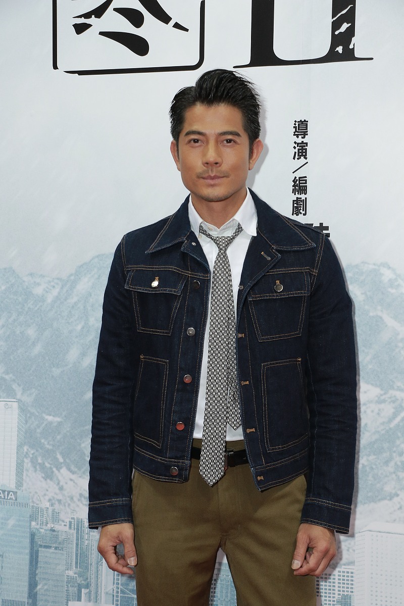 2016年05月15日,香港,电影《寒战2》挑战世界自拍纪录.***_***郭富城 