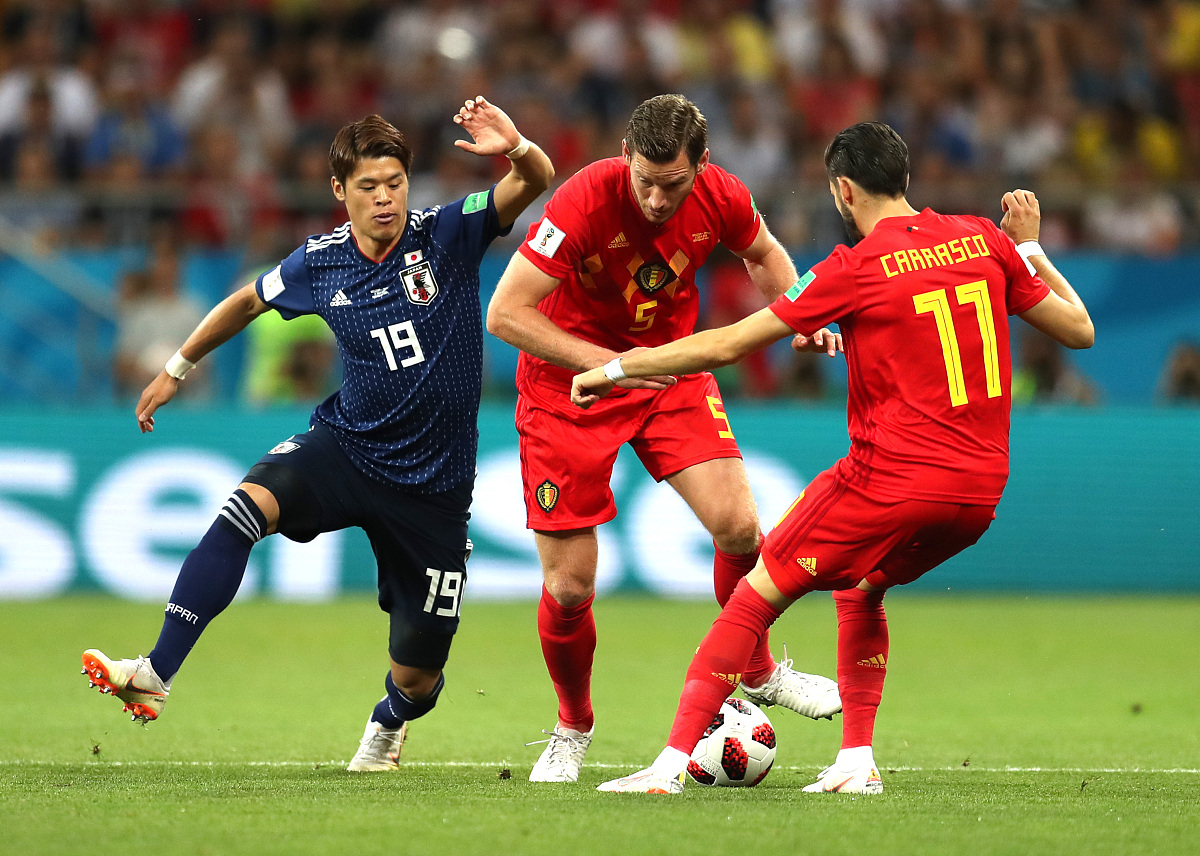 2018年7月2日,俄罗斯,2018俄罗斯世界杯1/8决赛,比利时3-2日本.***_**