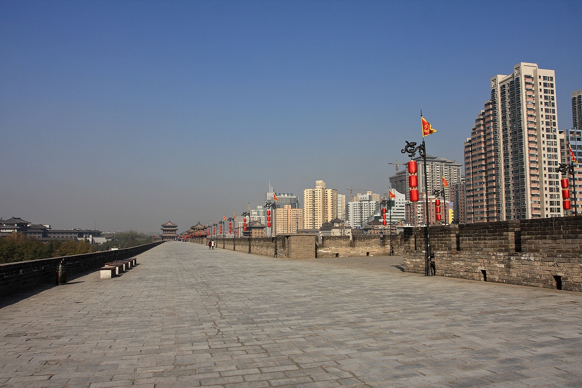 ***_***2010年11月26日, 西安,西安古城墙+++_+++城墙,古建筑,中国文