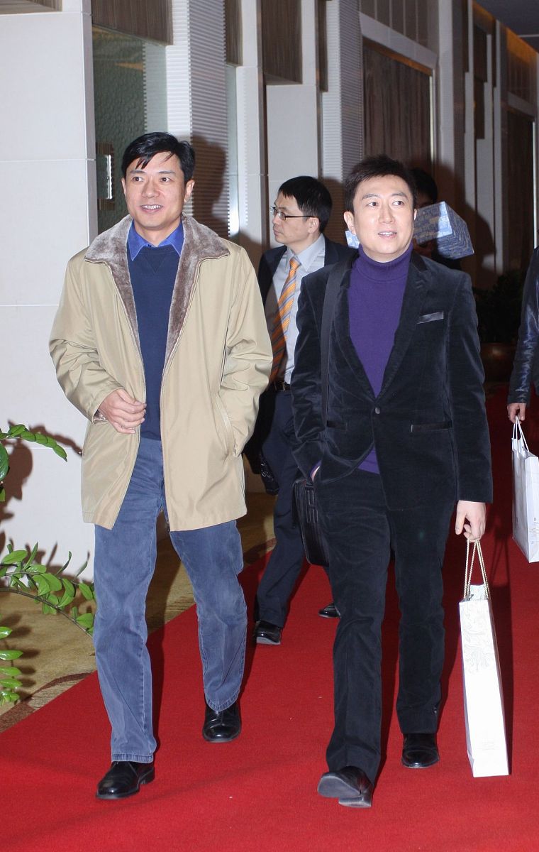 2011年1月19日,北京,亚洲第一位拥有劳斯莱斯的大富翁李晓华在昆仑饭