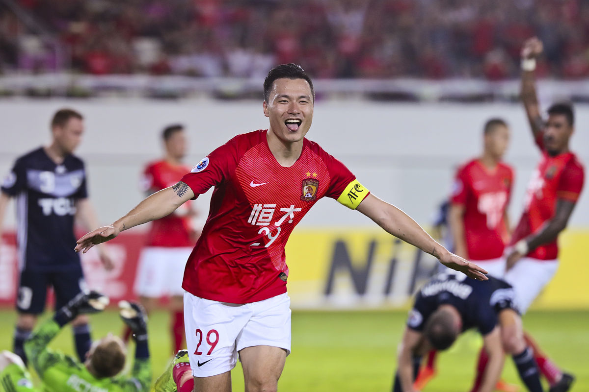 2019年4月10日,广东广州,2019亚冠小组赛f组,广州恒大淘宝4-0墨尔本胜
