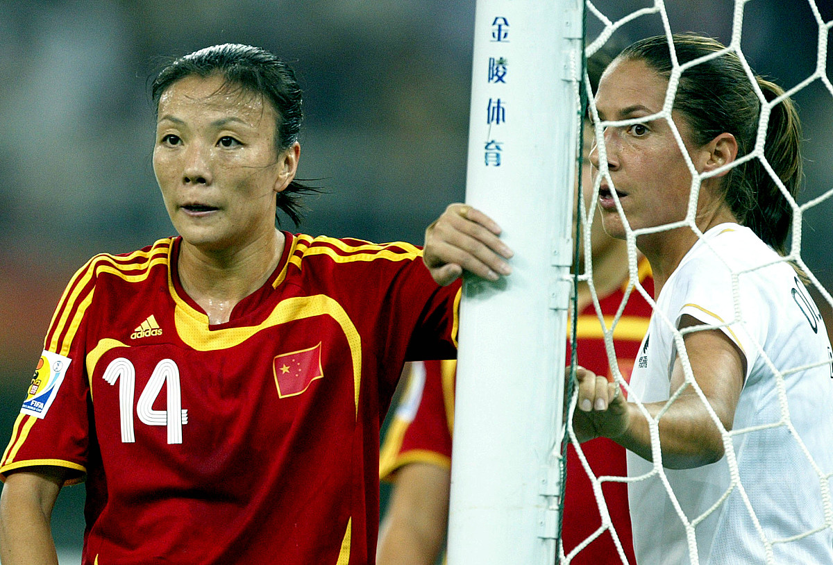 2007年9月20日,中国天津,2007女足世界杯d组比赛,中国国家女子足球队2